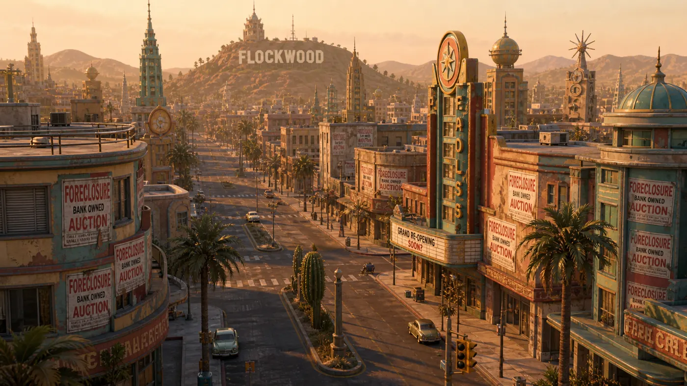 A town on the brink of ruin.
