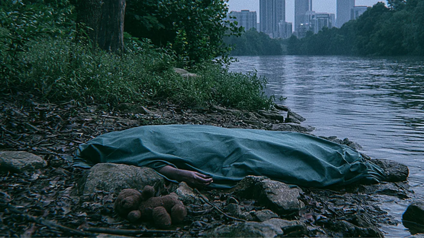…another victim surfaces near the water’s edge.