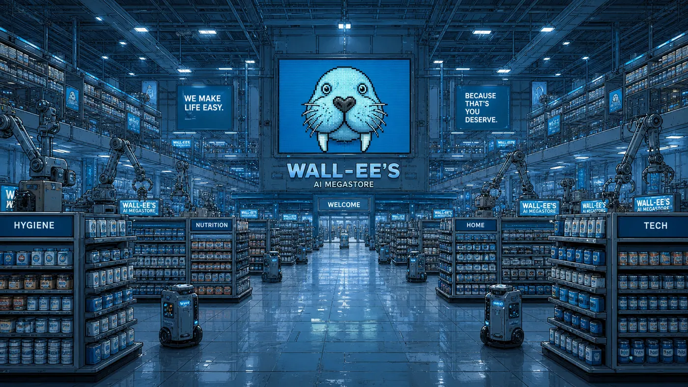 WALL-EES: an AI Megastore that does it all for you.